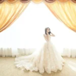 Luxurious fabrics in wedding dresses